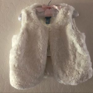 Faux fur vest